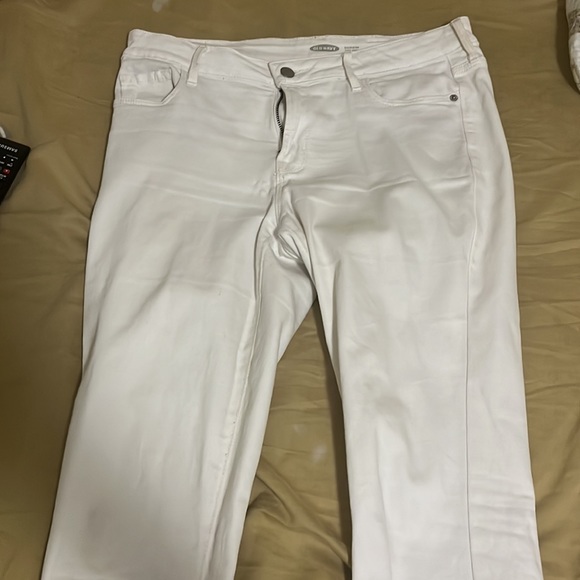 Old navy white large super skinny jeans - Picture 4 of 4
